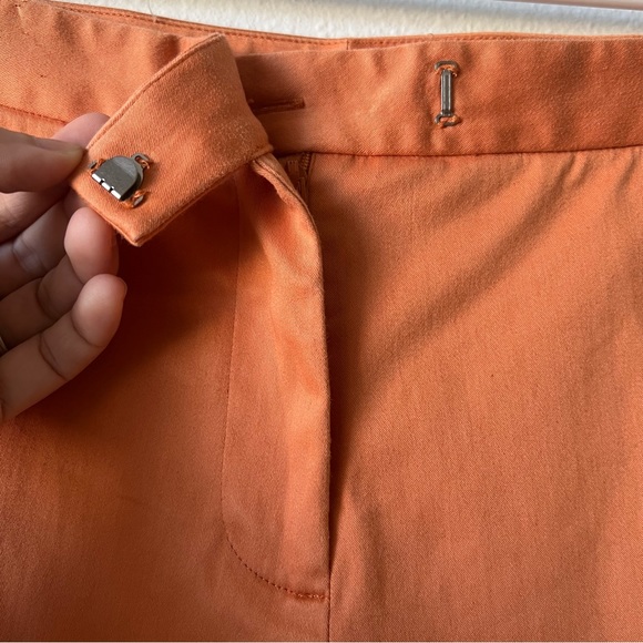 Sigrid Olsen Orange Linen Petite High Rise Vintage Pants - Picture 5 of 6
